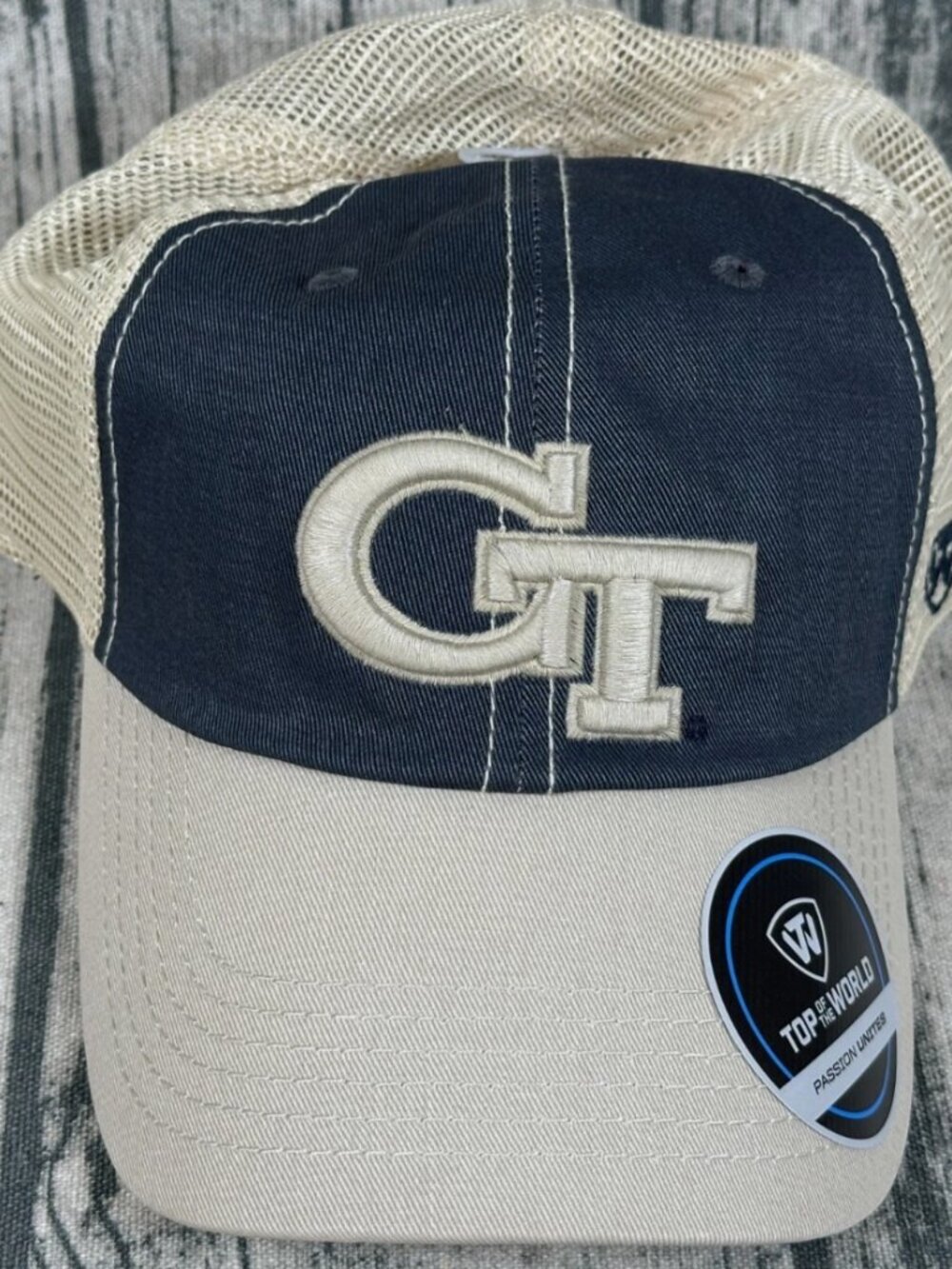 Georgia Tech Yellow Jackets Top Of The World Offroad Trucker Adult Snapback Hat